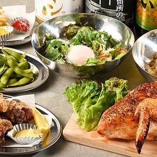 【飲み放題付き】店長お任せコース 全７品